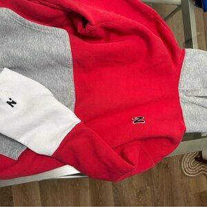 Red and Gray Nelk Hoodie
